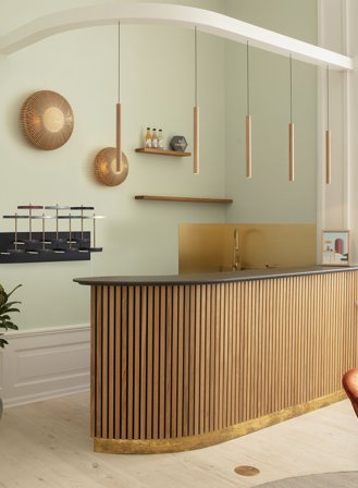 Chimes Tall taklampe Ø3 - eik