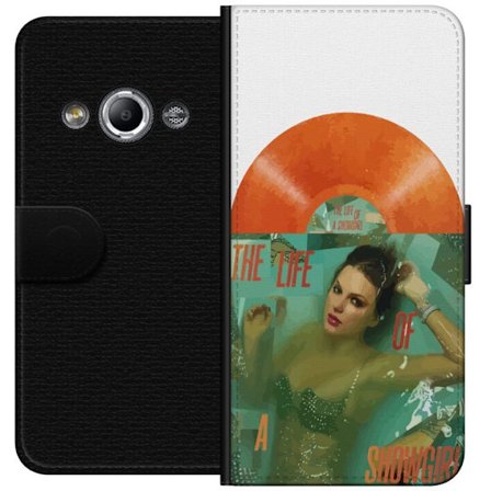 Kompatibel Tegnebogsetui til Samsung Galaxy Xcover 3 Taylor Swift Livet som en Showgirl - Lyserød Glitterkoncert Pop Diva Edition