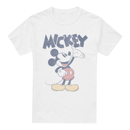 Mickey Mouse & Vänner Herr T-shirt XL Vit