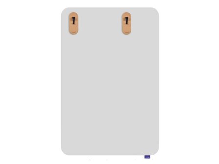 Legamaster Pappershållare WOODEN magnetisk 2/fp - Lyreco - Kontorsmöbler och inredning - Whiteboardtavlor och tillbehör - Hållare för pennor och 