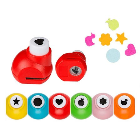 Figurstansar / Pappersstans (6-pack) Flerhjul