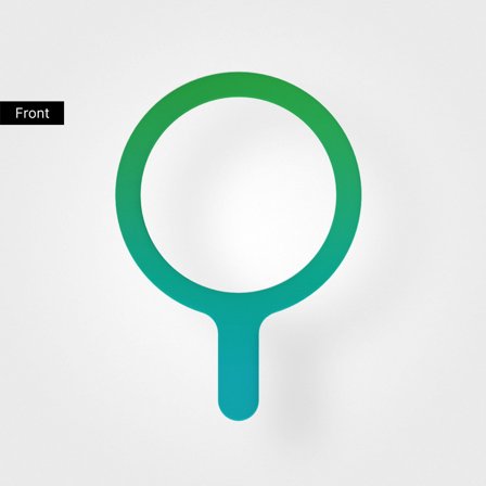 Lime MagSafe‐ring – Grön & Utbytbar, Standard