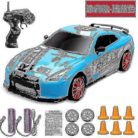 2.4g Drift RC-auto 4wd RC Drift -lelu Kaukosäätimellä Gtr-malli Ae86 Ajoneuvo Auto RC-kilpa-auto Leluna Lapsille Lahjaksi