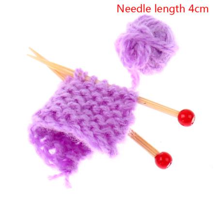 1:12 Dollhouse Miniature Mini Wool Stickning Tool Doll Toy För N