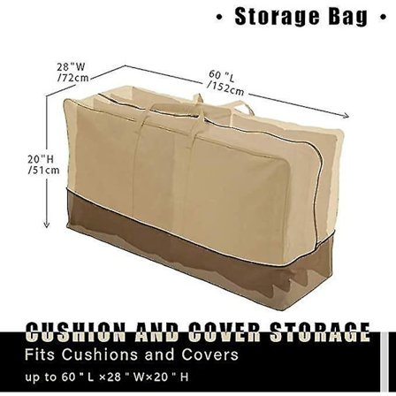 Oppbevaringspose for hageputer 600D Oxford 152x71x51cm Møbler