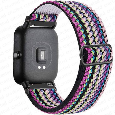 20mm/22mm armband för Amazfit Gts 4//2/2e/3/gts2 Mini/gtr 4/3/ pro/gtr2/47mm/stratos Nylon Elastiskt klockarmband Amazfit bipsband 22{hw} 22{FY}