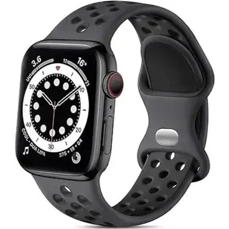 Apple Watch-armband 49 mm 44 mm 45 mm 42 mm 41 mm 38 mm 40 mm armband iwatch 8 SE 7 6 5 Ultra 49 mm grå svart 42 44 45 49 mm