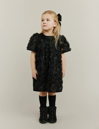 Sofie Schnoor Baby and Kids Lissiesk Dress - Black - 104