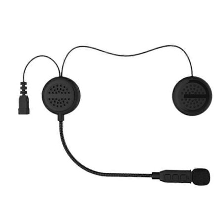 Motorcykel Bluetooth 5.0 Headset Trådløs Håndfri Øretelefon Vandafvisende Musik Højttaler Hjelm Headset Understøtter Siri