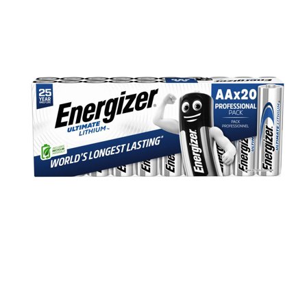 ENERGIZER Batteri Ultimate AA 20/fp - Lyreco - Kontorsmaskiner - Batterier - AA