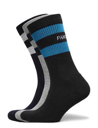 Pe 3Pk Sports Stripe Crew Underwear Socks Regular Socks Monivärinen/Kuvioitu Panos Emporio