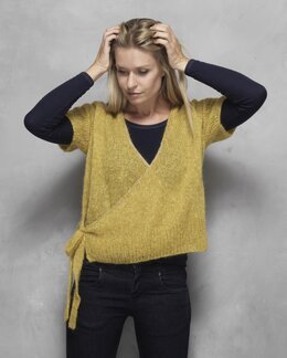 Strikkeopskrift Slå-om-trøje - Cewec