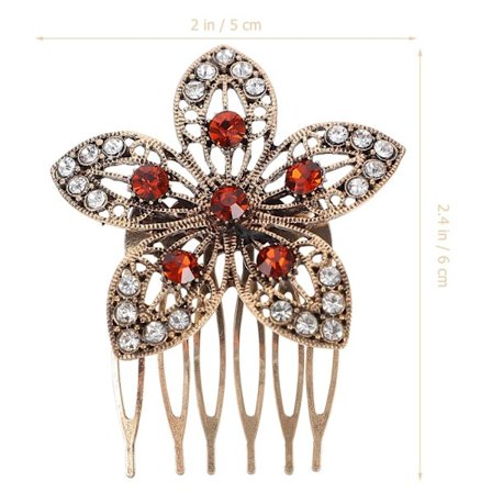 Suuret Black Friday -tarjoukset! kpl naisten hiusklipsikampa, retro kultainen hiussivukampa koristeellinen