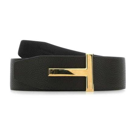 Tom Ford Belts svart, Herr Bälten, Herr, Storlek: 90 CM