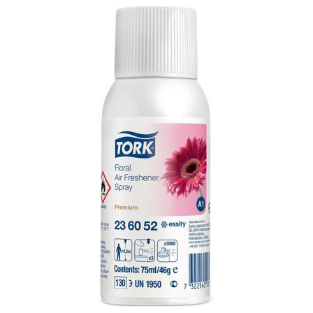 TORK Luktförbättrare A1 Blom Spray - Lyreco - Städ och hygien - Luktförbättrare - Doftdispenser och refill