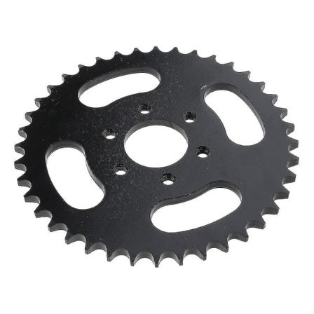 2023-40 Tænder 428 kædedrev baghjul, motocross strandcykel bagkædeskive 428-40t-37mm gearskive(sort)(1stk)