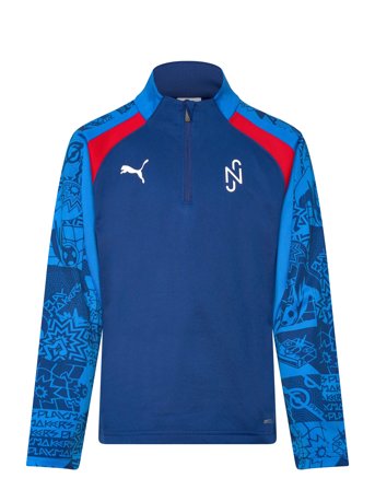 PUMA Neymar Jr Playmaker 1/4 Zip Jr - Blue - 176