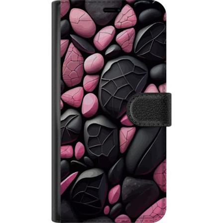 Samsung Galaxy S24 FE Lommeboketui Svarta Rosa Stenar