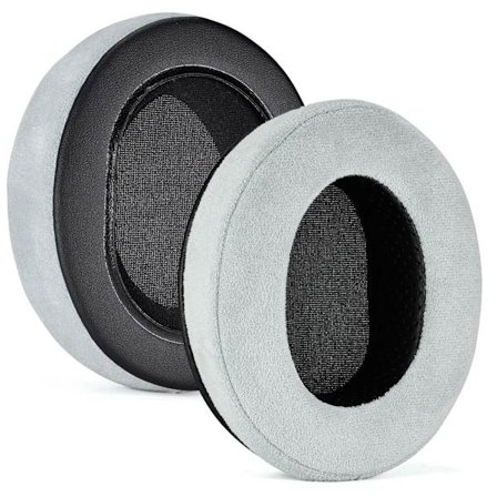 Bekväma headset öronkuddar för G PRO X headset skum öronkuddar Öronkuddar Grå matt tygkuddar reparationsdynor
