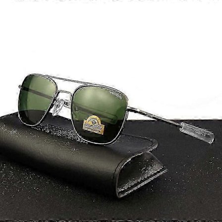 Top Army Randolph Re Solglasögon Glas Män Designer Solglasögon Körning