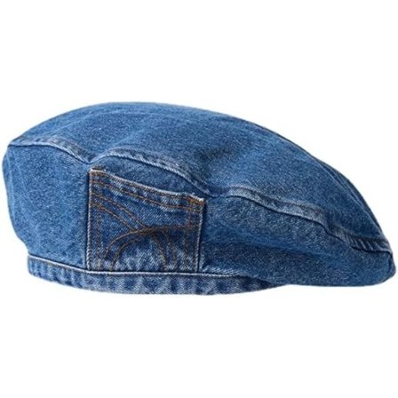 Y2k Hater Kpop Antrekk for Kvinner Malerehatt Denim Beret Damelue Hip-Hop Beanies Grunge Retro Jenteluer