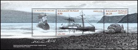 Grønland - Ekspeditioner VI - Postfrisk miniark