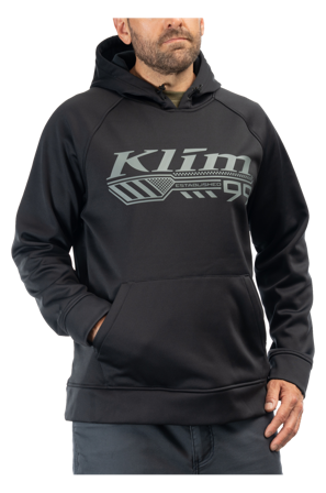 Hoodie KLIM Foundation Pullover Svart/Monument 3XL