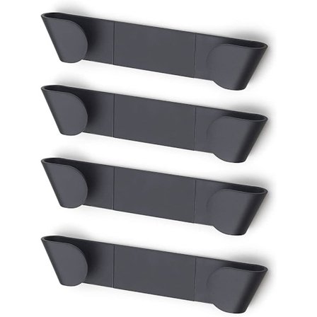 4 kpl kattilankannen pidikkeitä, seinään asennettava kattilankannen pidike, rei'ittämätön kattilankansi, a