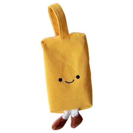 Tecknad Manchesterväska för Pennor Stor Kapacitet Pennfodral Kosmetikaväska med Dragkedja för Barn Studenter Kvinnor Skola Från GS