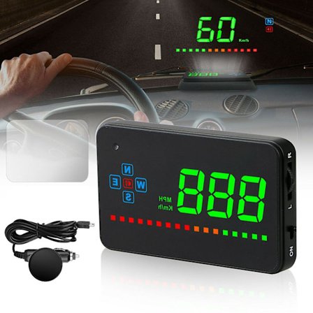 Bil HUD Head Up Display Hastighetsvarsling