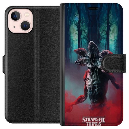 Kompatibelt Plånboksfodral till Apple iPhone 13 mini Stranger Things Netflix 80-tals mystik skräck