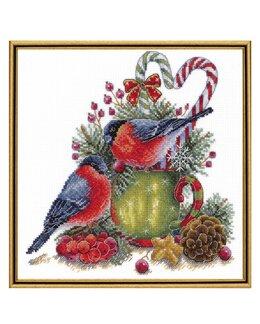 Stickpackung Bild Winterkuscheln
