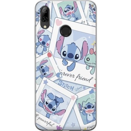 Yhteensopiva Puhelinkuori Huawei P smart 2019 Unelmoivat pilvet vaaleanpunaisina, lila ja sinisen sävyissä, kimaltelevine tähtineen ja pehmeän satumai