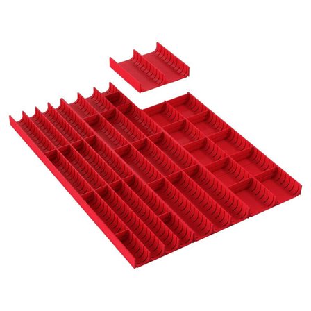 Treston 83412200 Verktøybrett 33 og 45 mm, med avdeler (for skuff 50), Garasjeinnredning & oppbevaring