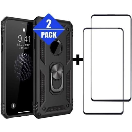 Fodral - XiaoMi - RedMi Note 8 Pro - Stötsäker - 360 graders rotation - TPU + PC