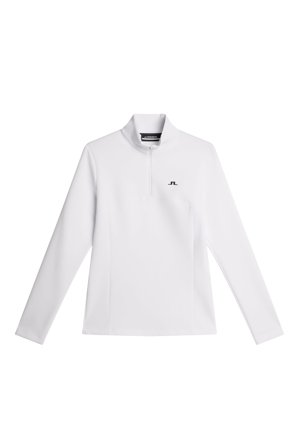 J.Lindeberg - Golf - Lorelei Quarter Zip Mid Layer - Vit - Kvinna - S