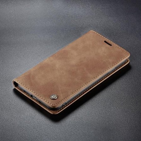 (Til Samsung Galaxy S20 Ultra) Caseme Retro Læderpung Etui med Støtte og Kortlommer Stødsikkert