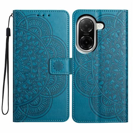 SKALO Xiaomi Redmi A5 4G Mandala Kukka Lompakkokotelo - Sininen