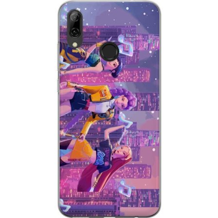 Yhteensopiva Puhelinkuori Huawei Huawei P smart 2019 Tulevaisuutta ennakoiva K-Pop Demon Hunters tyttöryhmän kuvitus neonkaupungin popkulttuuriestet