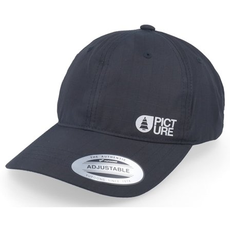 Picture - Paular Bb Cap Black Dad Cap Unconstructed Black Cap - @ Hatstore
