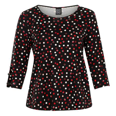 Pont Neuf Melly - Warm Red Sort, Dame Bluser