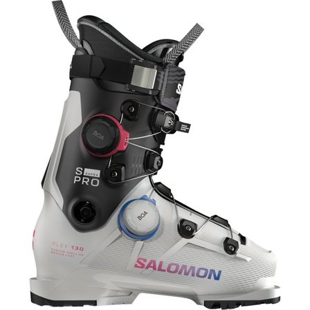 Salomon - Pánské All-Mountain boty S/pro Supra Dual Boa 130 - Gray Aurora / Black / Race Blue