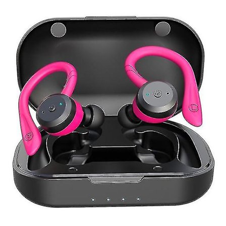 20 timers spilletid Svømning Vandtæt Bluetooth-hovedtelefoner Dual Wear Sports Trådløse Hovedtelefoner Tws Ipx7 Øretelefoner Stereo Nv7(pink)