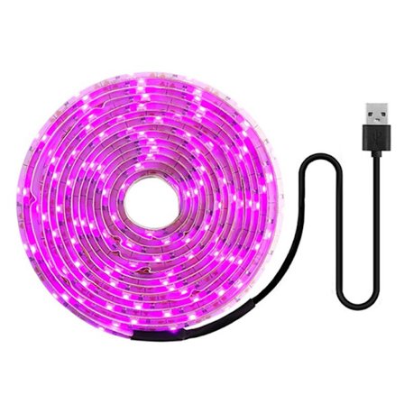 LED växtlampa spektrum 5V USB växtlampa remsa 2835 LED Phyto lampor för hydroponiska växthus växter växer 100cm