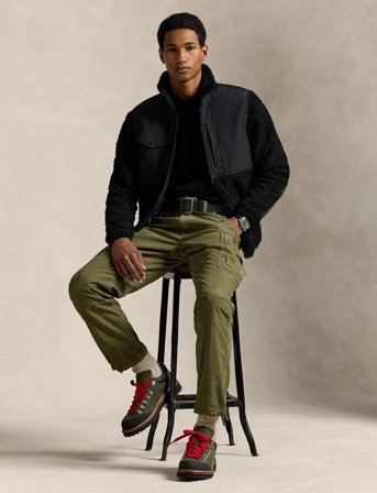 Polo Ralph Lauren Wool-Alpaca Fisherman’s Sweater - Black - XXL