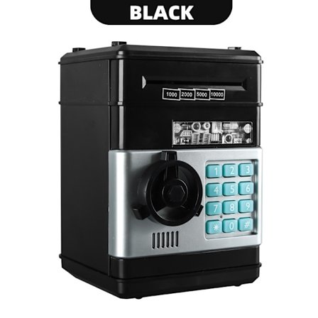 Barnsäkert litet mini spargris kassaskåp