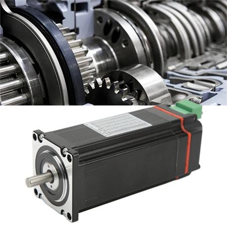Integrerad Servomotor 3Nm Aluminiumlegering Sluten Slingstegsmotor med 3D-skrivarförare 20‐48VDC