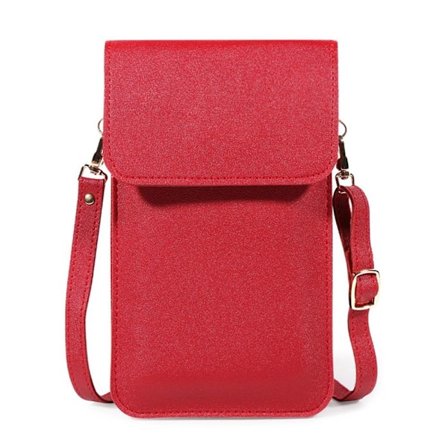 Mini taske til kvinder med touchskærm, mobiltelefonpung, crossbody taske