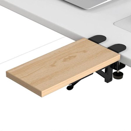 Ergonomisk Skrivebordsforlengerbrett, 30x15 cm Punch-Free (Lønn)