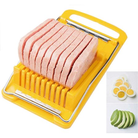 Skærer til at skære spam, pålæg, hårdkogte æg, skinke i
